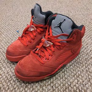 Jordan 5 Red Suede